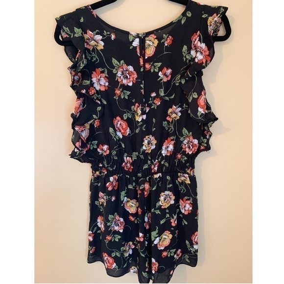 Sienna Sky Black Floral Romper - Picture 2 of 4